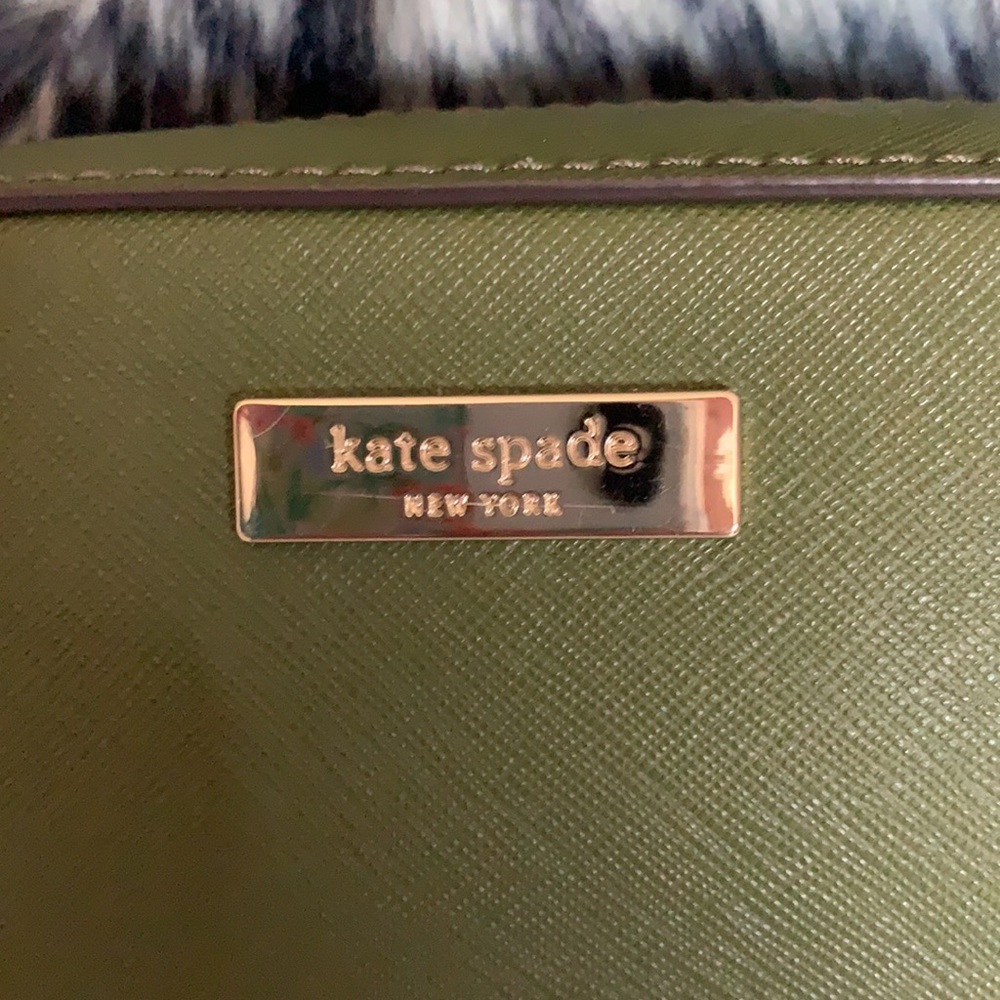 OLIVE GREEN KATE SPADE SATCHEL - Picture 2 of 6